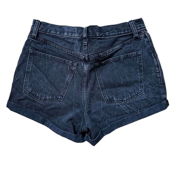 Abercrombie & Fitch “Annie High Rise Short” – Black Denim, Size 27 (4) - Picture 2 of 6